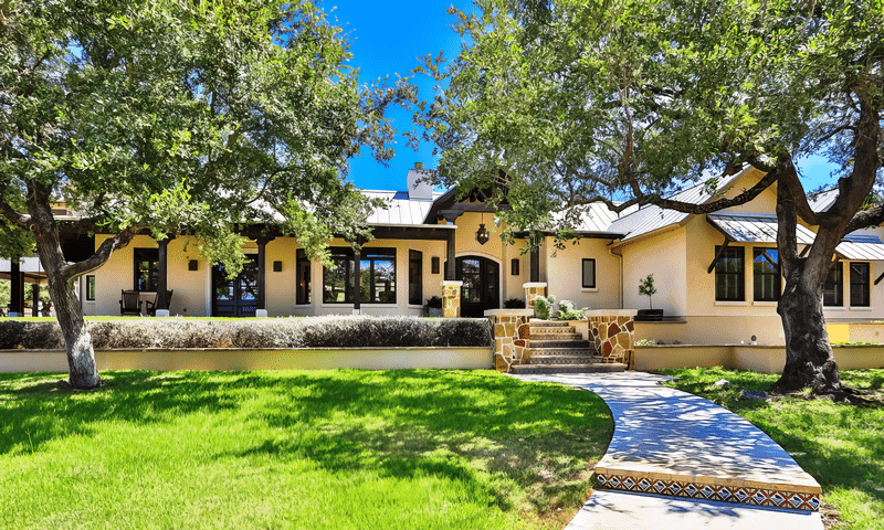 Freshly trimmed residential trees in Boerne, TX (1)
