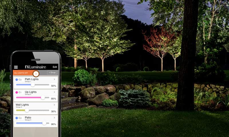 Tree lighting smart phone app