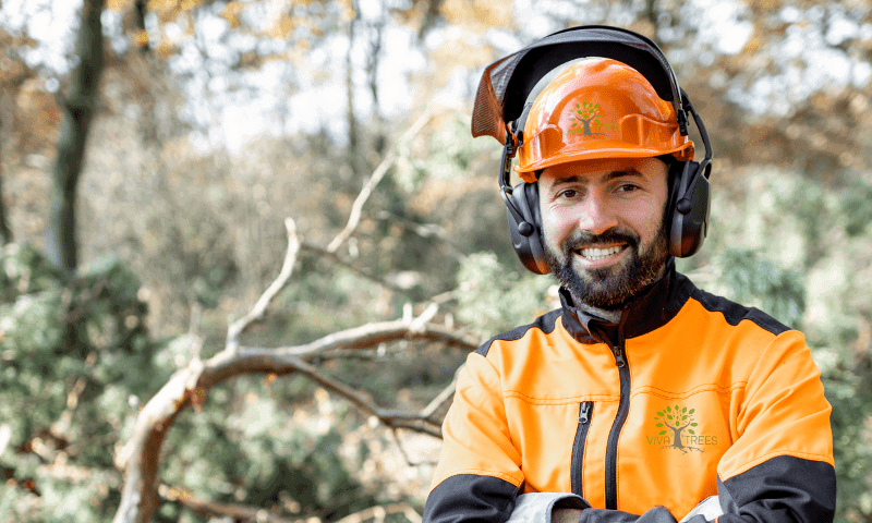 Viva Trees Professional Arborist smiling at camera